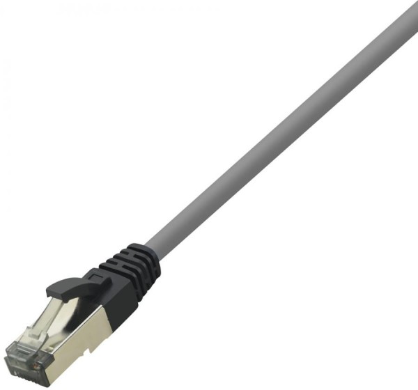 LogiLink Premium Patchkabel, Kat. 8.1, S/FTP, 0,5 m, schwarz