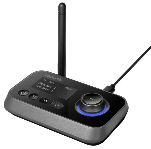 LogiLink Bluetooth 5.0 Audio Receiver & Transmitter, schwarz