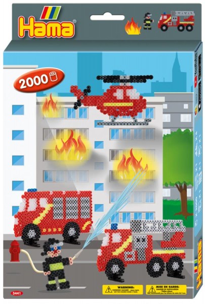 Hama Bügelperlen midi ´Feuerwehr´, Geschenkpackung