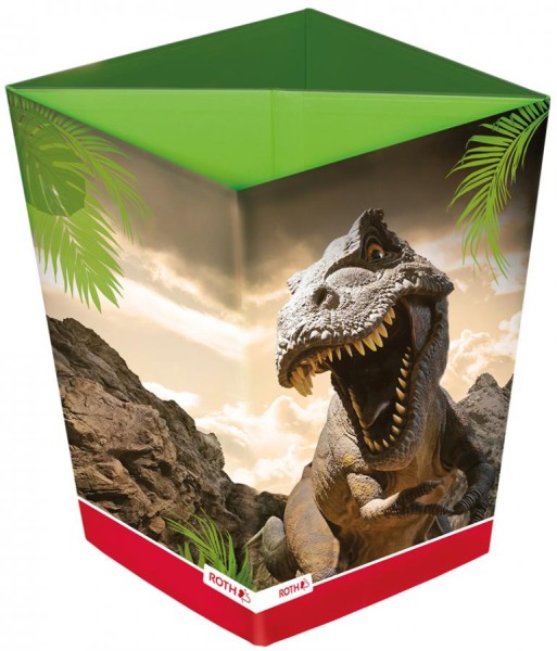ROTH Papierkorb "Tyrannosaurus", aus Karton, 10 Liter