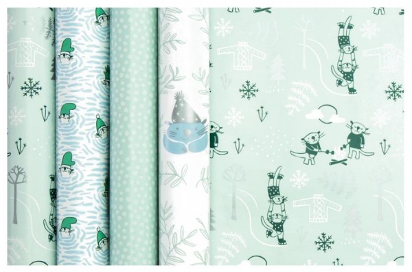 Clairefontaine Weihnachts-Geschenkpapier ´Sweetness´