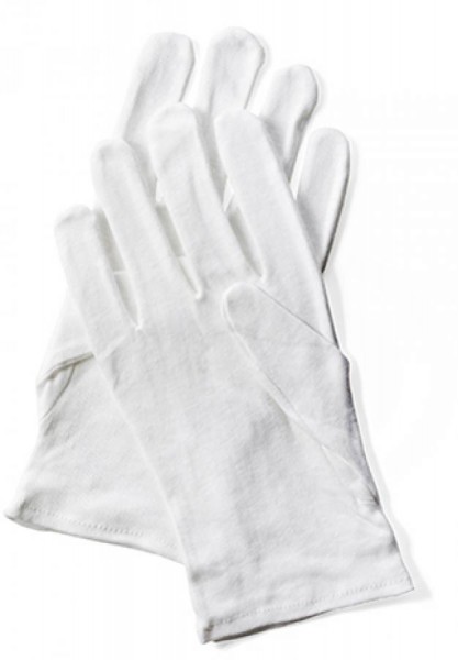 PAPSTAR Baumwoll-Handschuh, weiß, Größe: M
