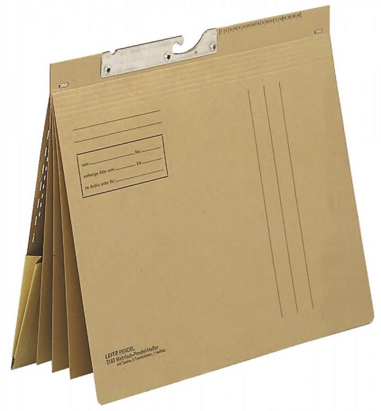 LEITZ Pendel-Mehrfachhefter, mit Dehntasche, A4, natron