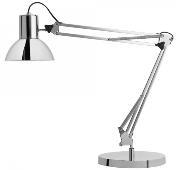 UNiLUX LED-Tischleuchte SUCCESS 80, Klemme/Sockel, chorm