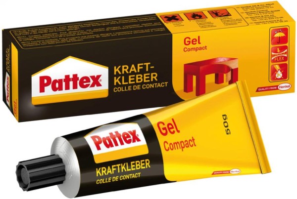 Pattex Compact Gel Kraftkleber, lösemittelhaltig, 625 g Dose