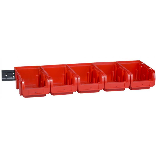 allit Sichtlagerkasten-Set ProfiPlus >C< 2/6, rot