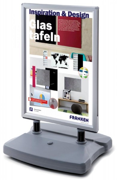 FRANKEN Plakatständer ´TANK´, DIN A1, 670 x 1.123 mm