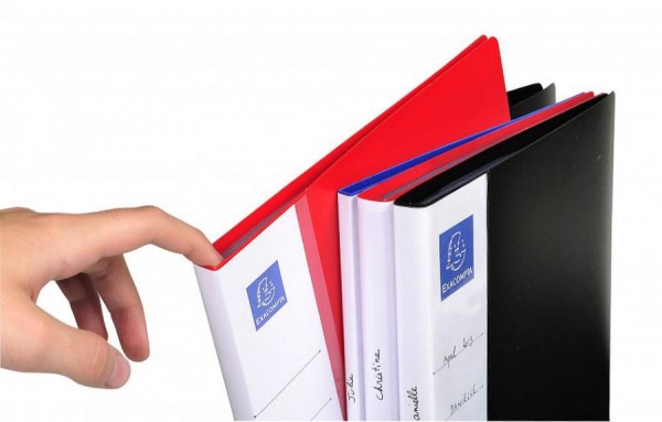 EXACOMPTA Sichtbuch, DIN A4, 40 Hüllen, blau
