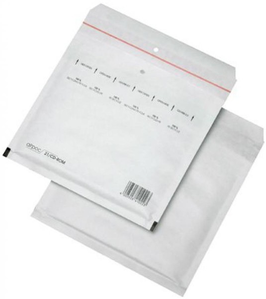 MAILmedia CD-Luftpolster-Versandtaschen, Typ CD, weiß, 14 g