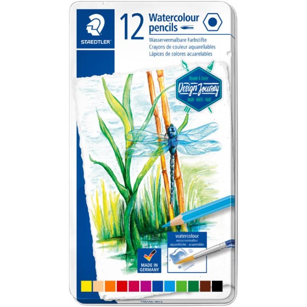 STAEDTLER Aquarellstift Design Journey, 24er Metalletui