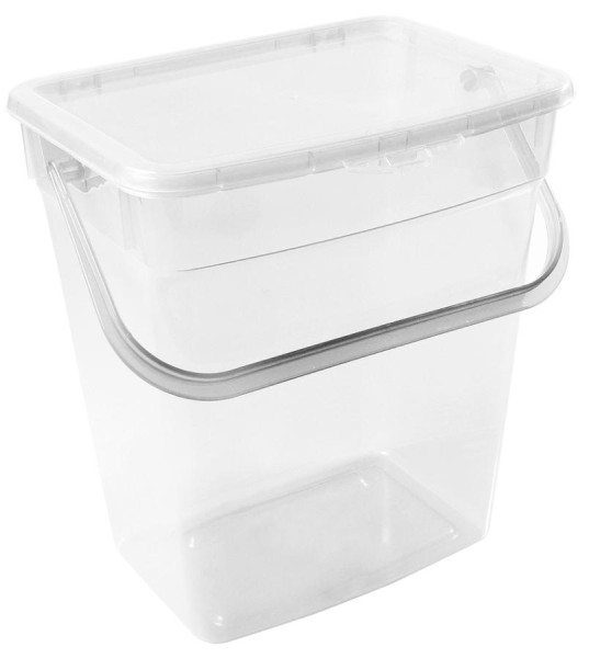 plast team Waschmittelbox, 10 Liter, transparent