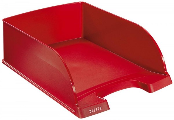 LEITZ Briefablage Plus Jumbo, DIN A4, Polystyrol, rot