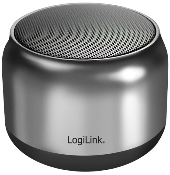 LogiLink Bluetooth Lautsprecher V5.1, TWS,dunkelgrau/schwarz