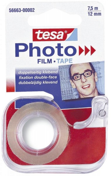 tesa Photo Film Abroller, inkl. Foto Film 12 mm x 7,5 m