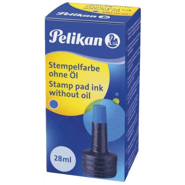 Pelikan Stempelfarbe 4K, blau, Inhalt: 28 ml
