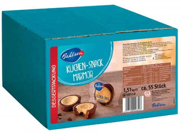 Bahlsen Rührkuchen ´Kuchen-Snack Marmor´, im Karton