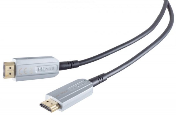 shiverpeaks BASIC-S AOC-HDMI Kabel, 4K, schwarz/silber, 7,5m
