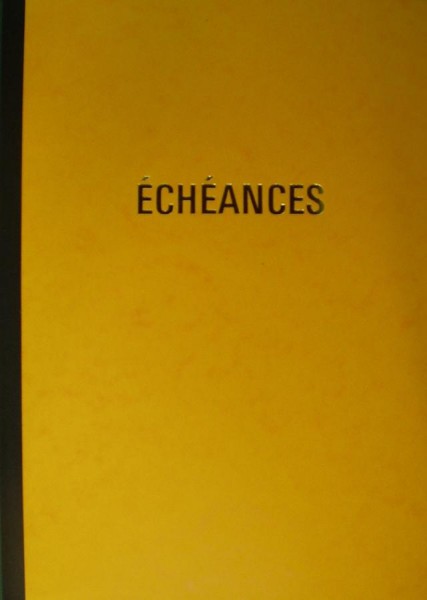 ELVE Cahier piqûre ´Echéances´, 217 x 170 mm vertical