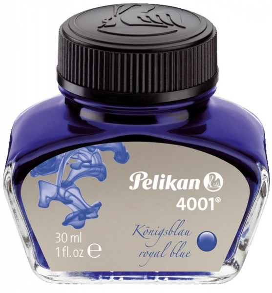 Pelikan Tinte 4001 im Glas, königsblau, Inhalt: 30 ml