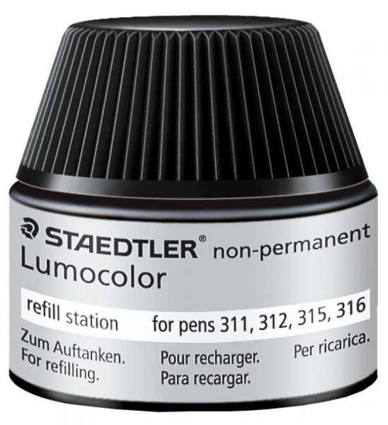 STAEDTLER Lumocolor Refill Station 487 05, schwarz