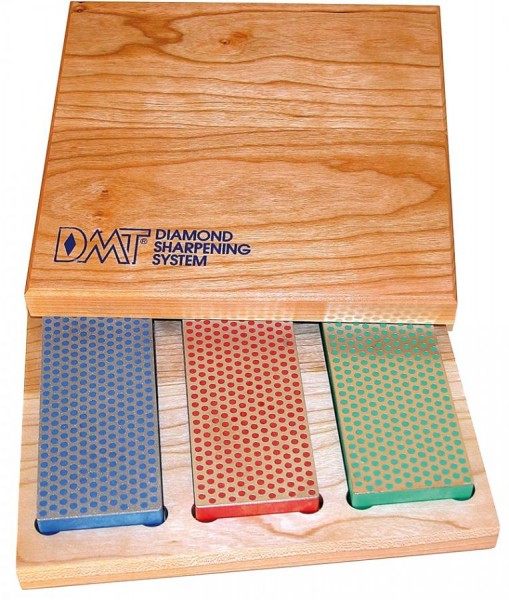 DMT Diamantschleifstein-Set in Holzbox, 3-teilig