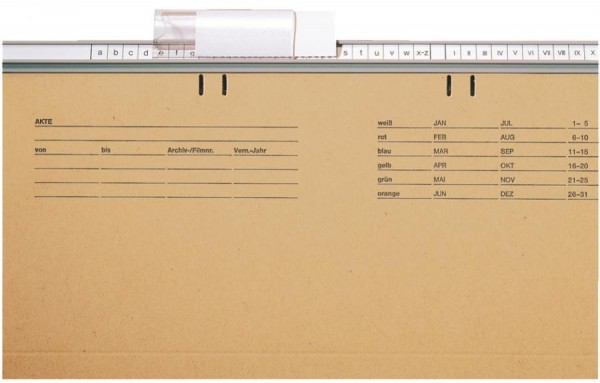 LEITZ Vollsichtreiter, Kunststoff, (B)60 mm, transparent