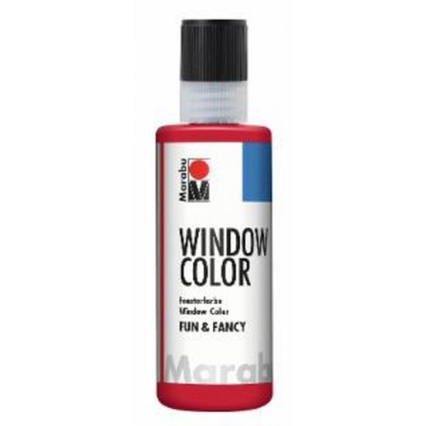 Marabu Window Color ´fun & fancy´, 80 ml, rubinrot