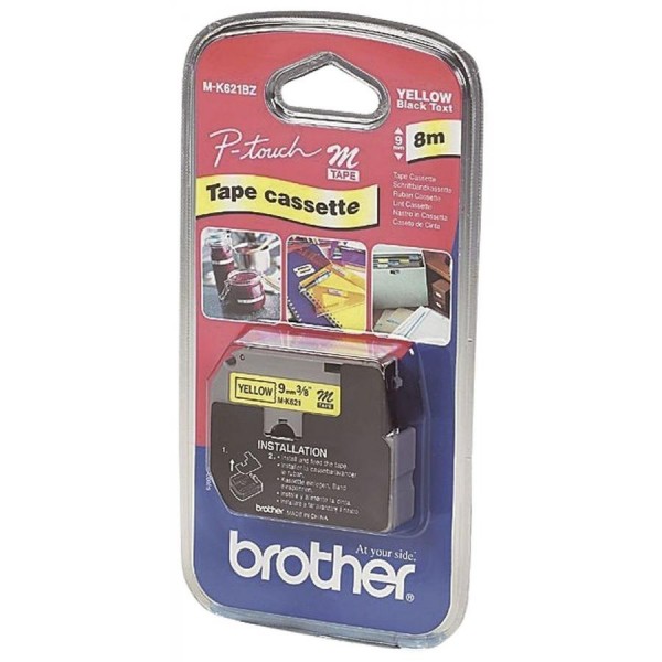 brother M-Tape M-K621 Schriftbandkassette, Bandbreite: 9 mm