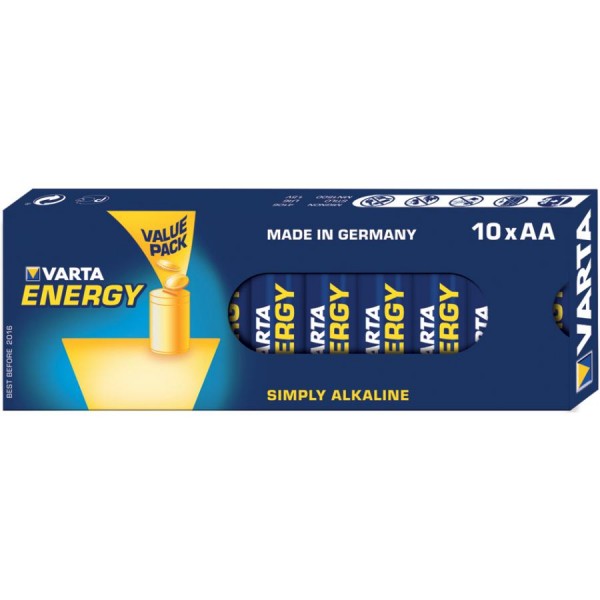 VARTA Alkaline Batterie ´ENERGY´, Mignon (AA/LR6)