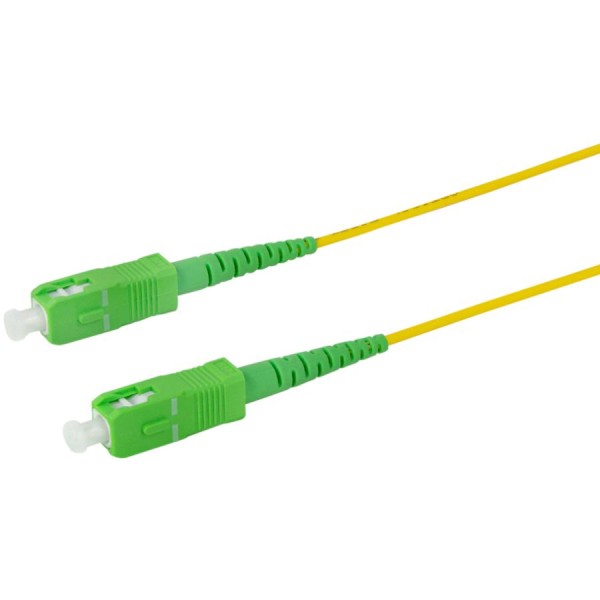 LogiLink LWL Patchkabel, 2x SC-Simplex, OS2, 20 m, gelb