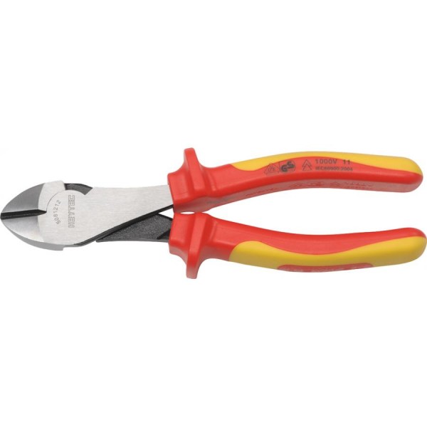 HEYTEC VDE Seitenschneider, Länge: 180 mm, rot / gelb