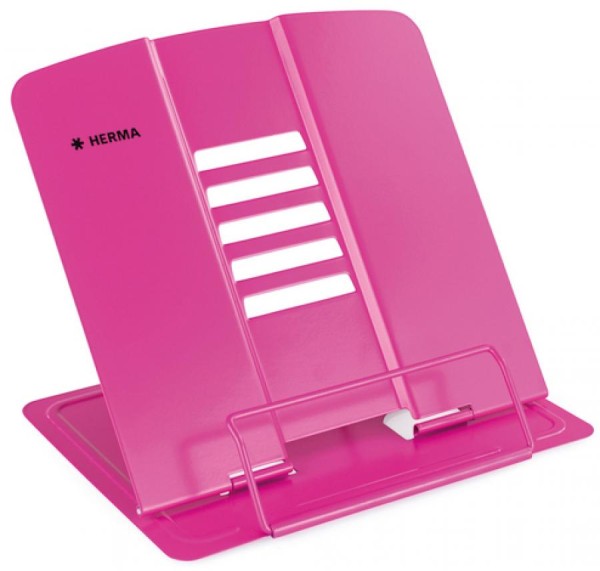 HERMA Leseständer XL, aus Metall, pink