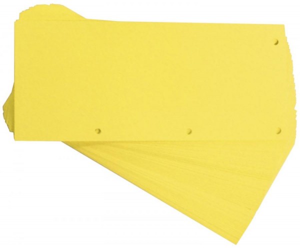 ELBA Trennstreifen Duo, aus Karton, 240 x 105 mm, gelb