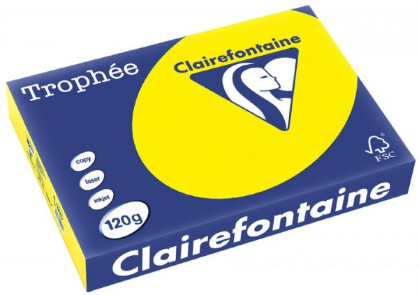 Clairalfa Universal-Papier Trophée, A4, 120 g/qm, orange
