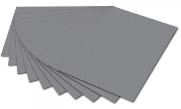 folia Fotokarton, DIN A4, 300 g/qm, steingrau