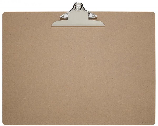 MAUL Klemmbrett MAULclassic, Hartfaser-Holz, A3 quer