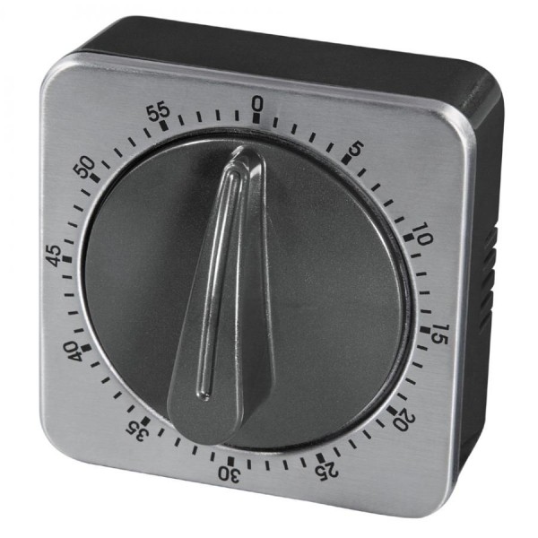 xavax Kurzzeitwecker, analog, silber / schwarz