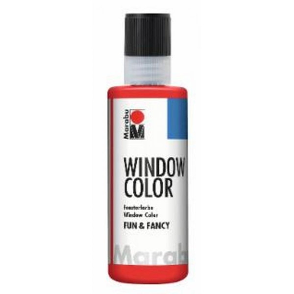 Marabu Window Color ´fun & fancy´, 80 ml, kirschrot