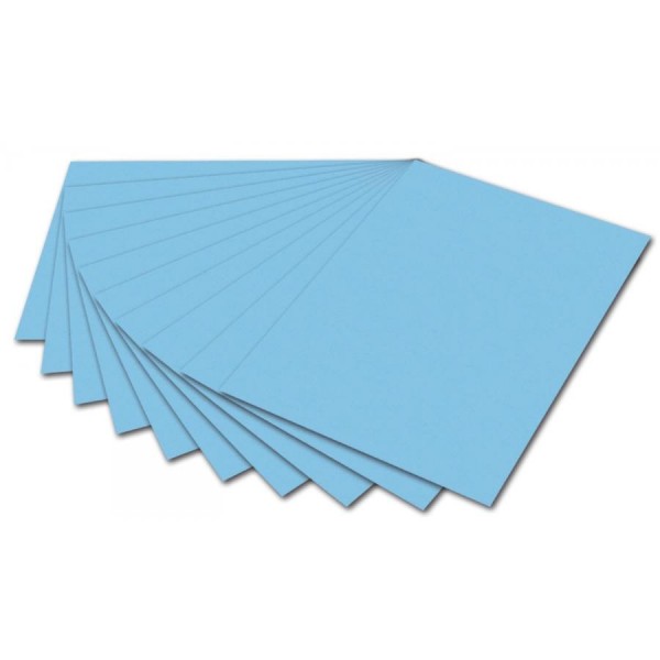 folia Fotokarton, DIN A4, 300 g/qm, himmelblau