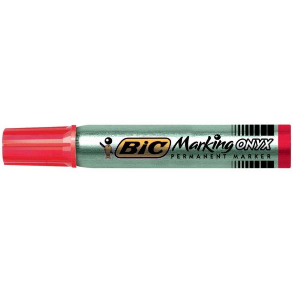 BIC Permanent-Marker Marking Onyx 1591, Keilspitze, schwarz