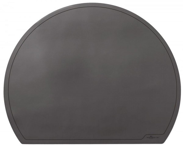 DURABLE Schreibunterlage halbrund, 650 x 520 mm, schwarz