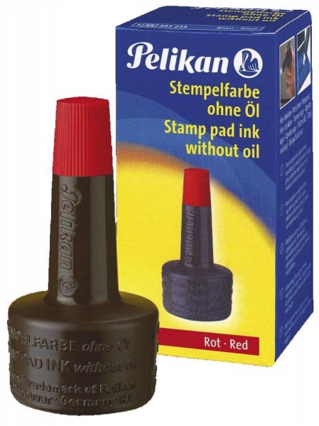 Pelikan Stempelfarbe 4K, rot, Inhalt: 28 ml