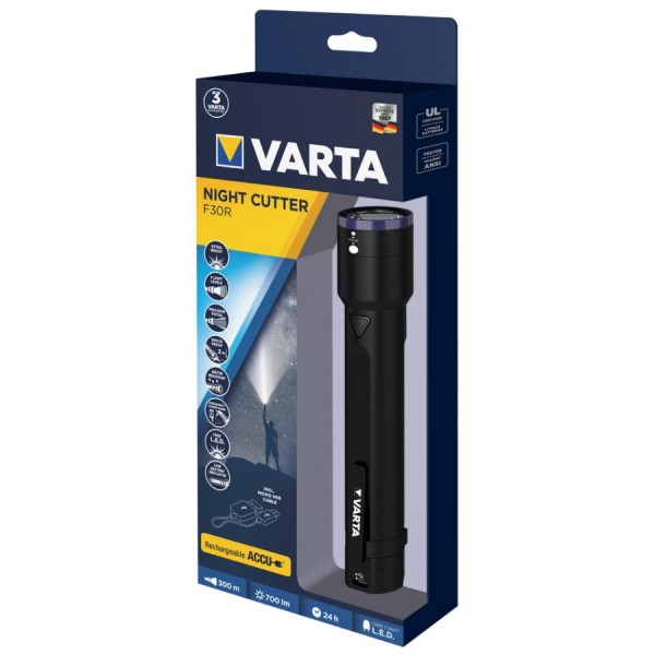 VARTA Premium-Taschenlampe ´NIGHT CUTTER F30R´