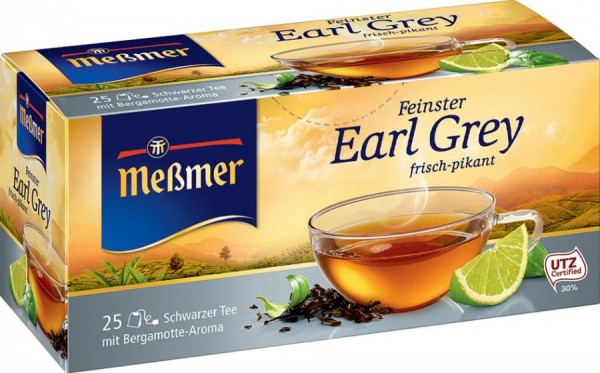 Meßmer Schwarzer Tee ´Earl Grey´, 25er Packung