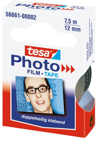 tesa Photo Film, 12 mm x 7,5 m, transparent, Nachfüllpackung