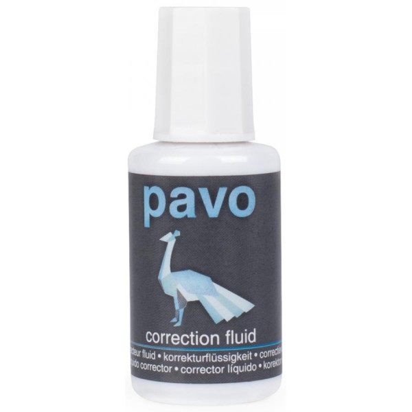 pavo Korrekturflüssigkeit, weiß, Inhalt: 20 ml