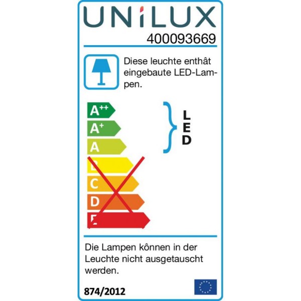 UNiLUX LED-Tischleuchte BRIO 2.0, schwarz