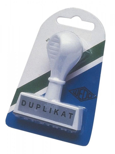 WEDO Textstempel ´DUPLIKAT´, Abdruckbreite: 45 mm
