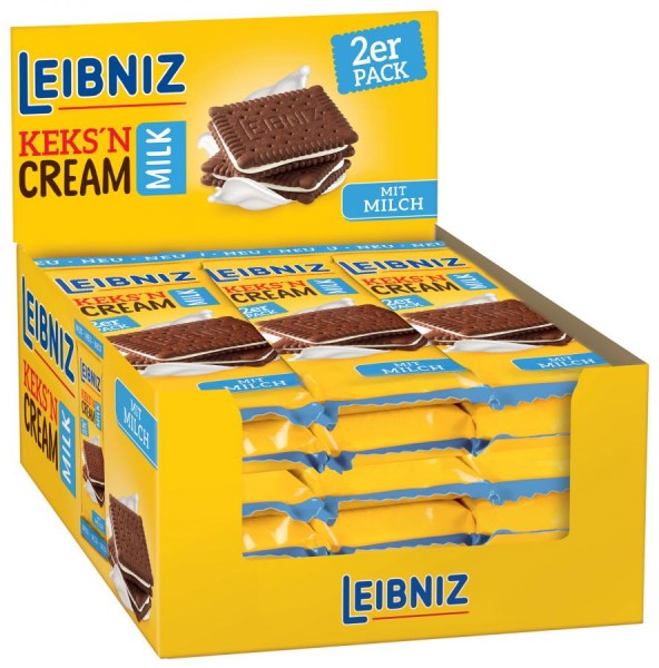 LEIBNIZ Doppelkeks ´Keks´n Cream Milk´ 2er, im Display