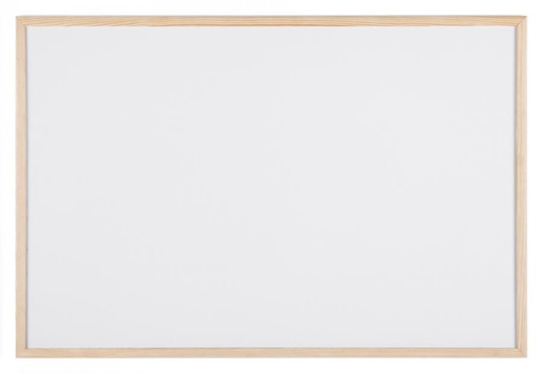 Bi-Office Weißwandtafel mit Holzrahmen, 600 x 400 mm